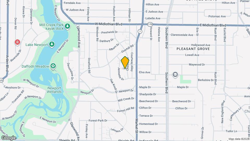 4324 Chester Dr, Unit 2nd fl apt. Map and Location Details
