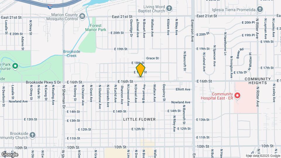4614 E 16th St Map and Location Details