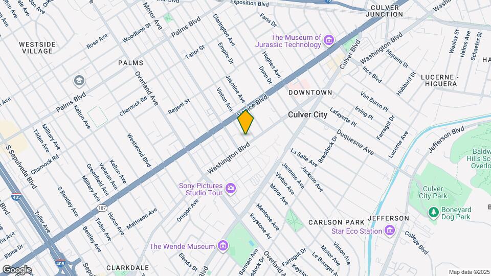 3860 Goldwyn Terrace Map and Location Details