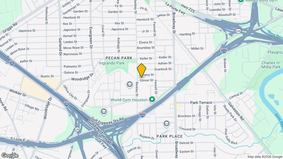 7715 Glover St Map and Location Details