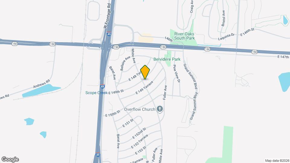 6301 E 149th St Map and Location Details