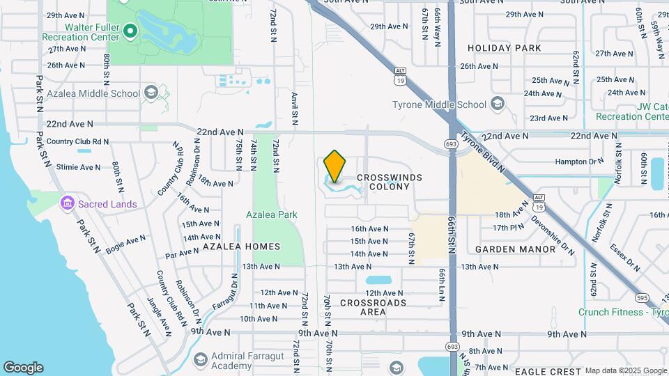 6825 Stonesthrow Cir N Map and Location Details
