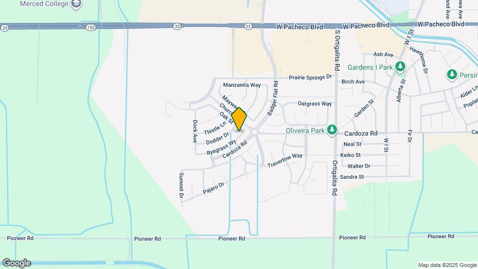 1610 Ryegrass Wy Map and Location Details