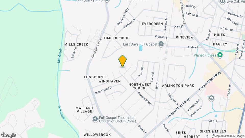 664 Windward Dr Map and Location Details