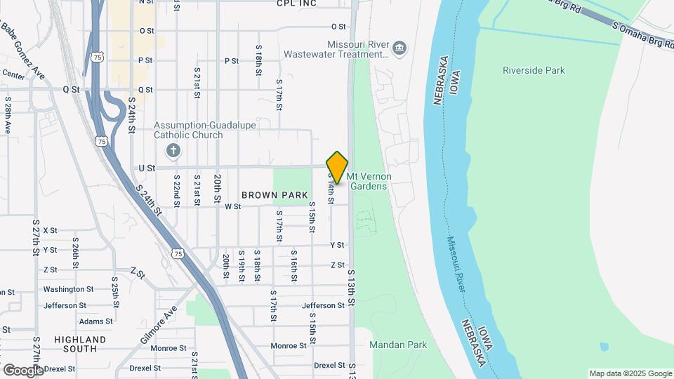 5703 S 14th St Map and Location Details