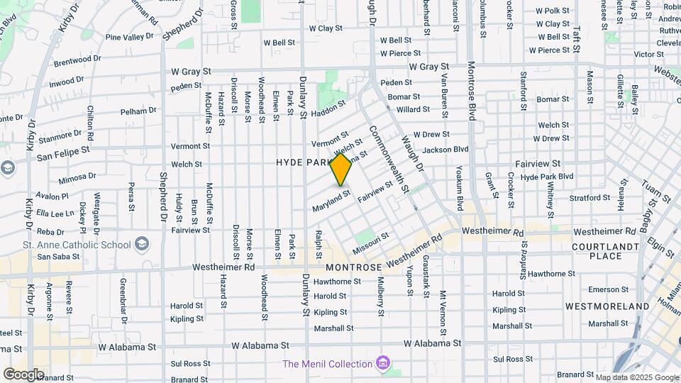 1710 Maryland St Map and Location Details