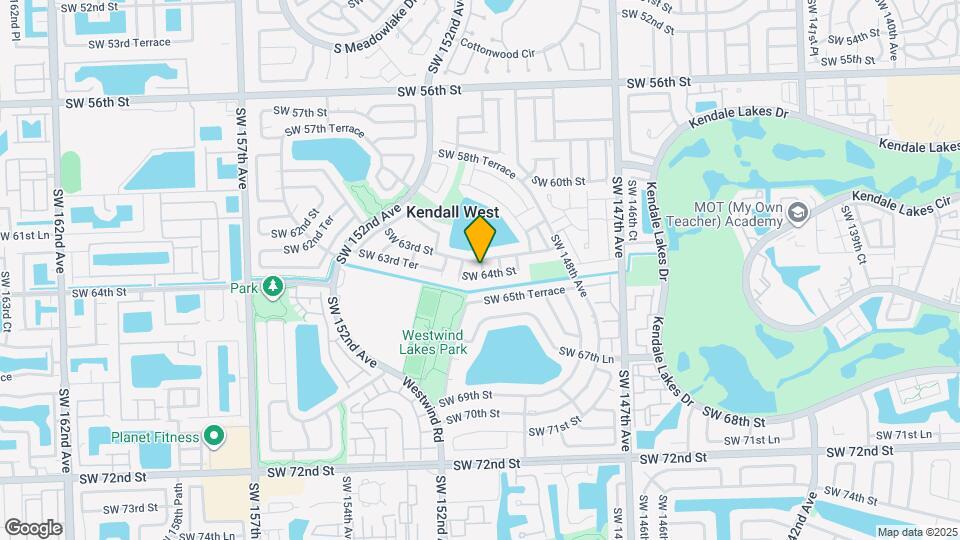 15005 SW 64th St Map and Location Details