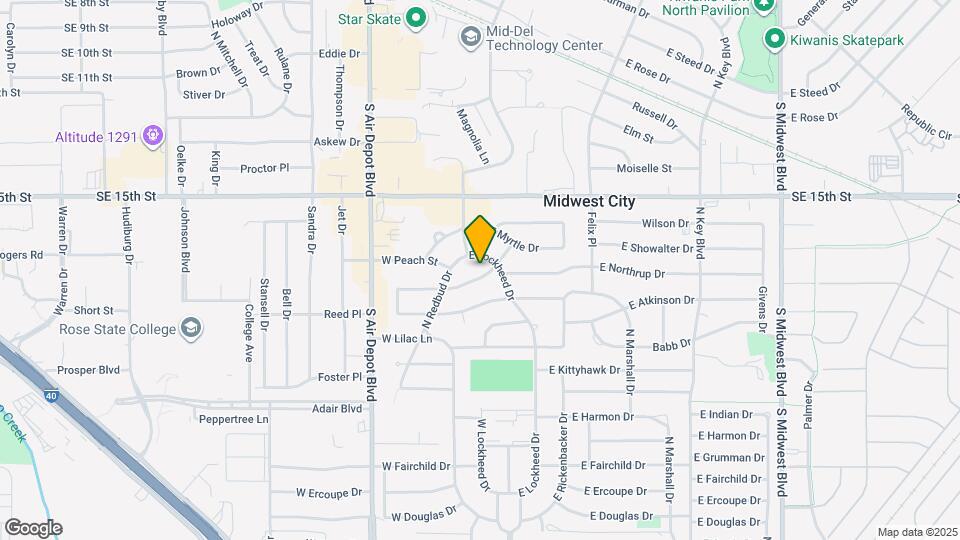 107 W Mimosa Dr Map and Location Details