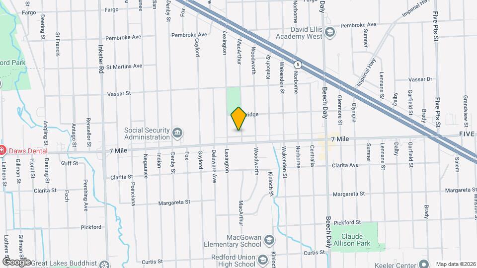 19133 MacArthur Map and Location Details