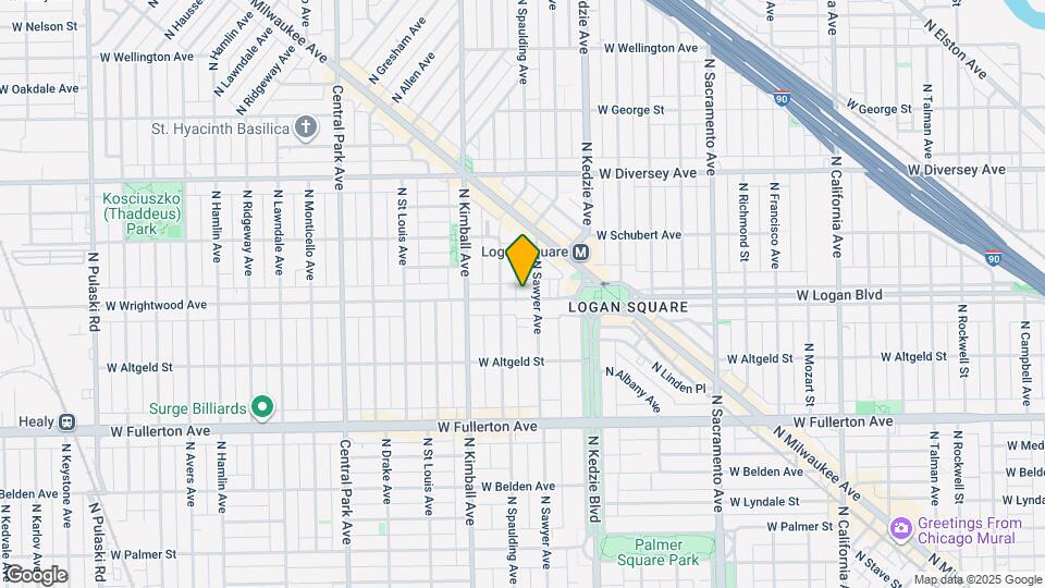 3270 W Wrightwood Ave Map and Location Details