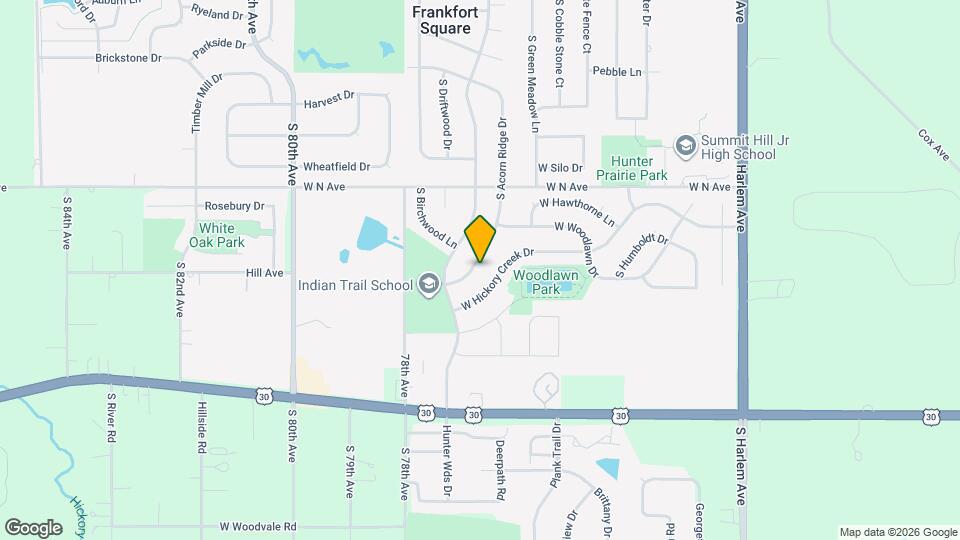 20823 S Acorn Ridge Dr Map and Location Details