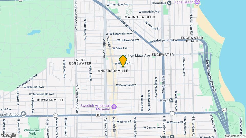 1446 W Catalpa Ave Map and Location Details