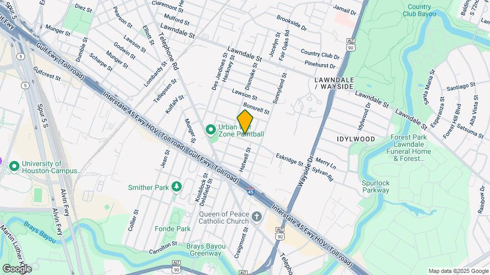 5621 Eskridge St Map and Location Details