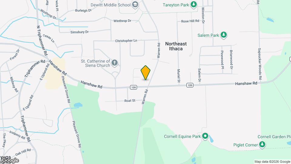 402 Warren Rd, Unit Apt 2 Mapa y Detalles de la Ubicación