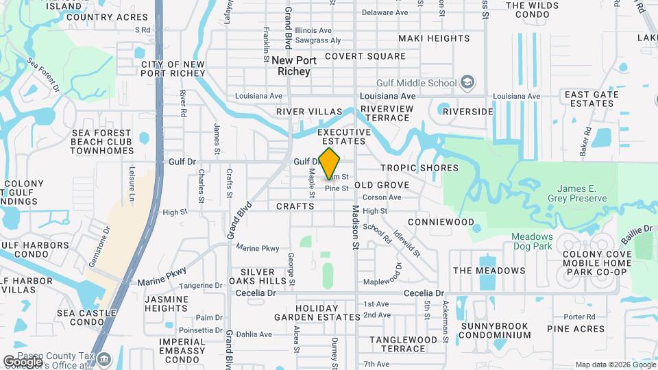 5853 Pine St Map and Location Details