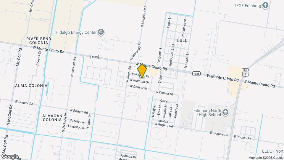 1339 W Ruidoso Dr Mapa y Detalles de la Ubicación
