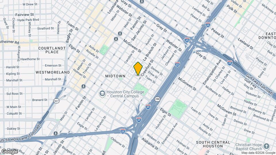 1519 Anita St Map and Location Details