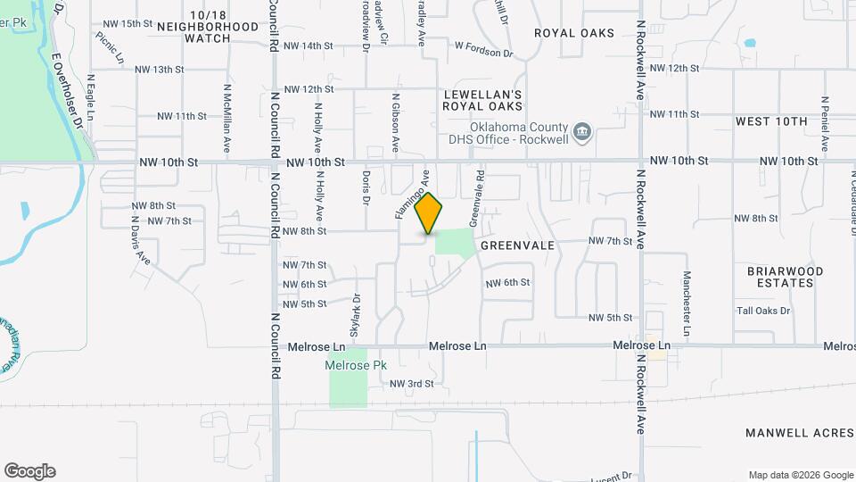 904 N Bradley Ave Map and Location Details