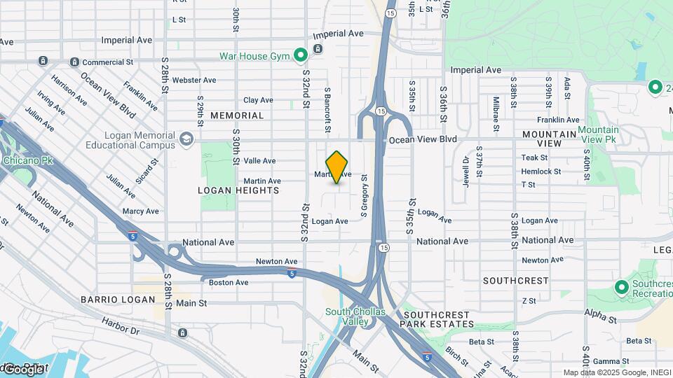 3258-3260 Greely Ave Map and Location Details