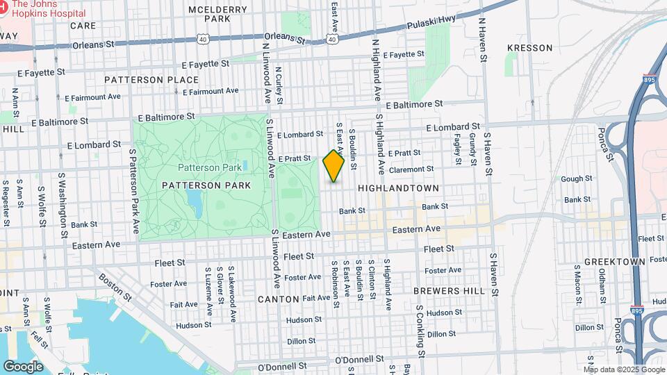 281 S Robinson St Map and Location Details