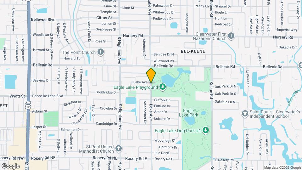 1657 S Lake Ave Map and Location Details