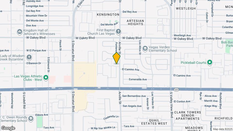 2509 Fontenelle St Map and Location Details