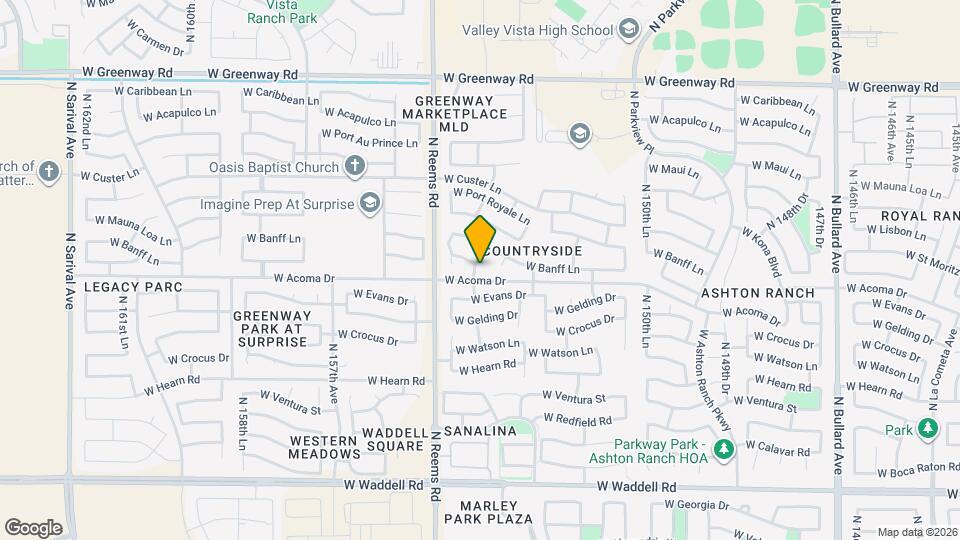 14613 N 154th Ave Map and Location Details