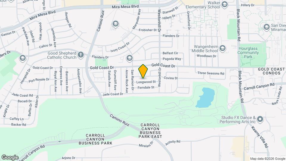 8616 Longwood St Map and Location Details