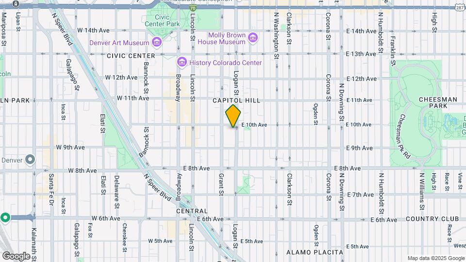 963 Logan St Map and Location Details