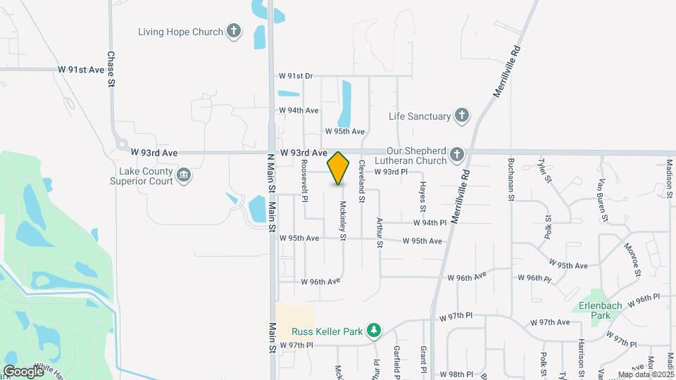 9380 McKinley St Map and Location Details