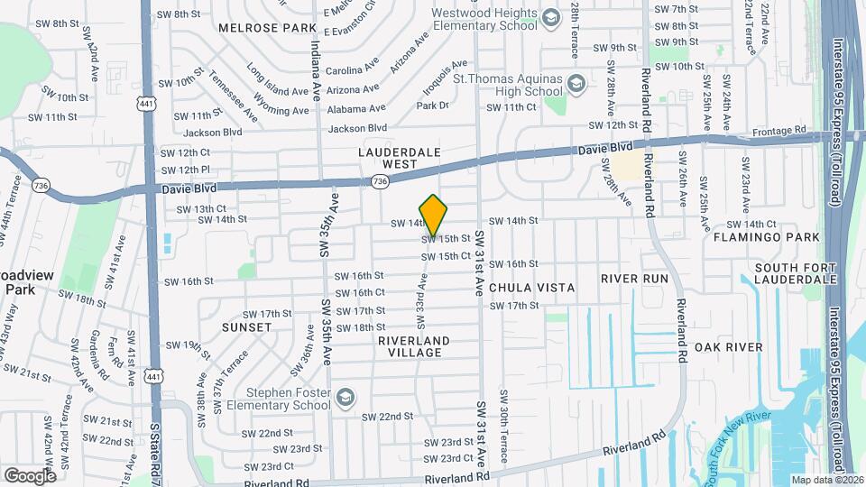 3138 SW 15th St Map and Location Details