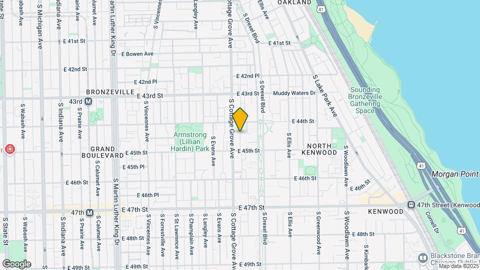 4424 S Drexel Blvd Map and Location Details