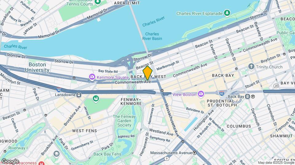 388 Commonwealth Ave, Unit 21 Map and Location Details