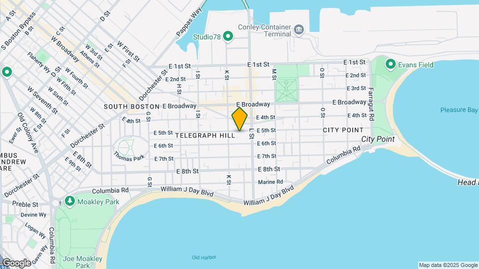 599-601-601 E 5th St, Unit 3 Map and Location Details