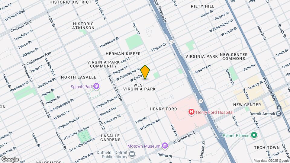 1510 Virginia Park St Map and Location Details