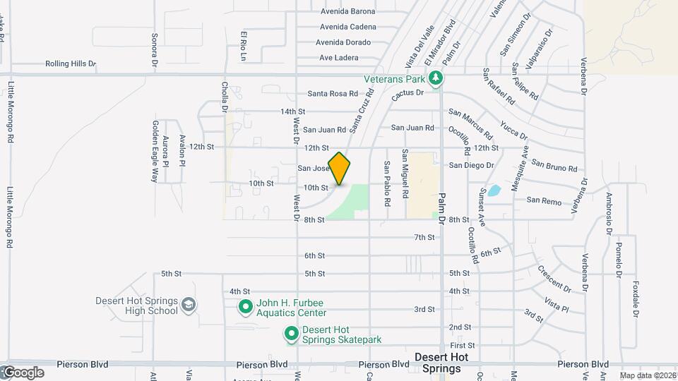 10792 Santa Cruz Rd Map and Location Details