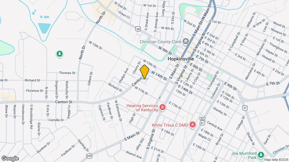 1525 Ferrell St Mapa y Detalles de la Ubicación