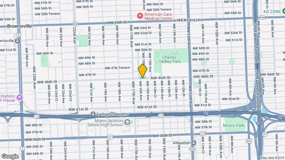 1540 NW 46th St Map and Location Details