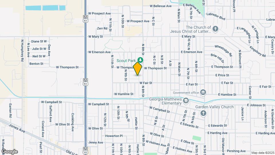 506 W Meeker Dr Map and Location Details