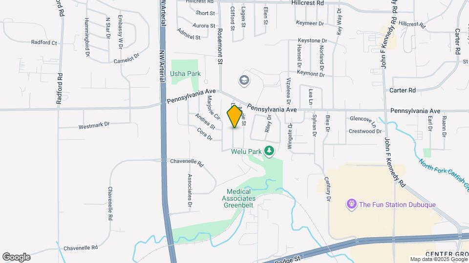 1542 Lucy Dr Mapa y Detalles de la Ubicación