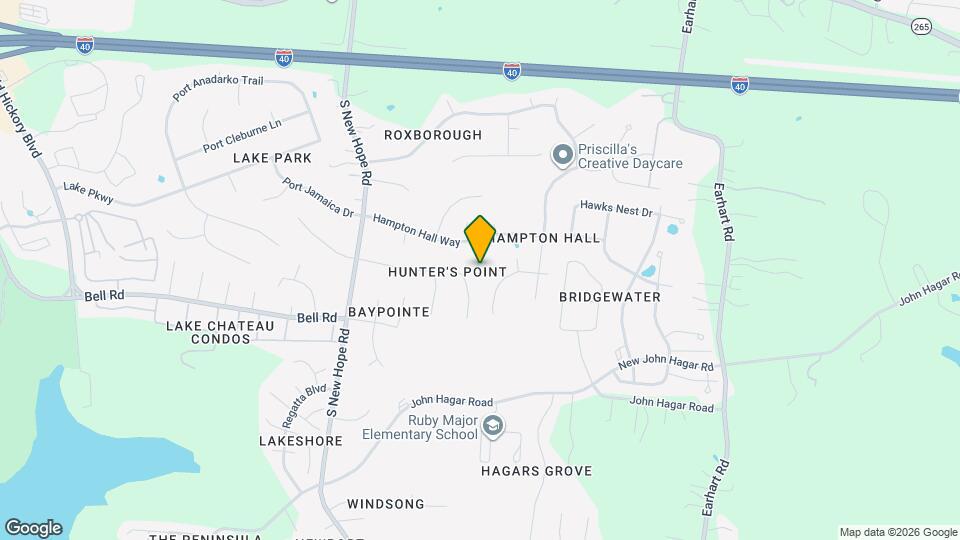 5304 Hunters Point Ct Map and Location Details