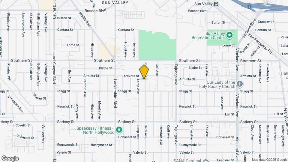 7841 Beck Ave Map and Location Details