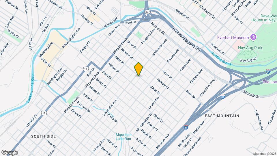 712 Alder St Map and Location Details