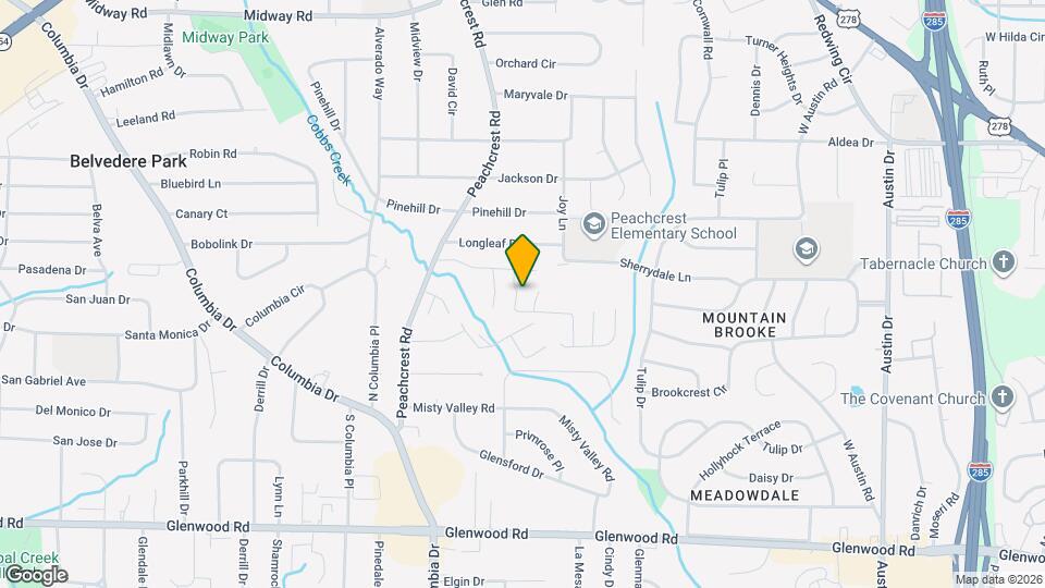 1596 Cobbs Creek Ln Map and Location Details