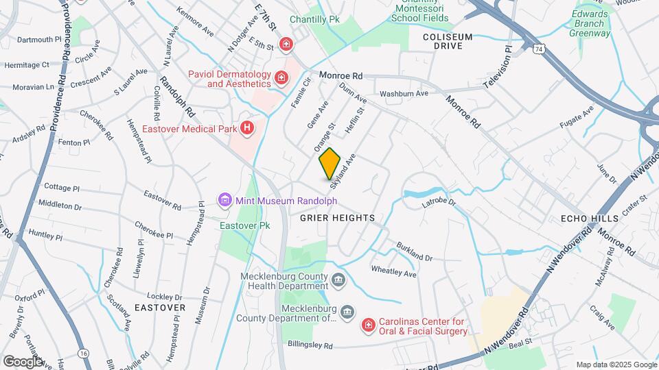 217 Skyland Ave Map and Location Details