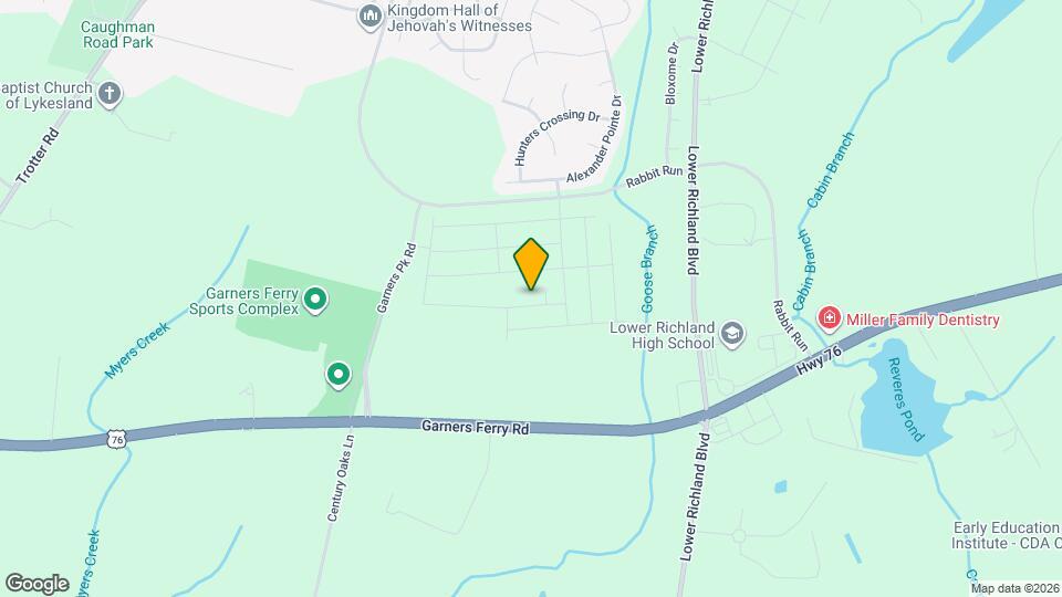 734 Gatestone Ln Map and Location Details