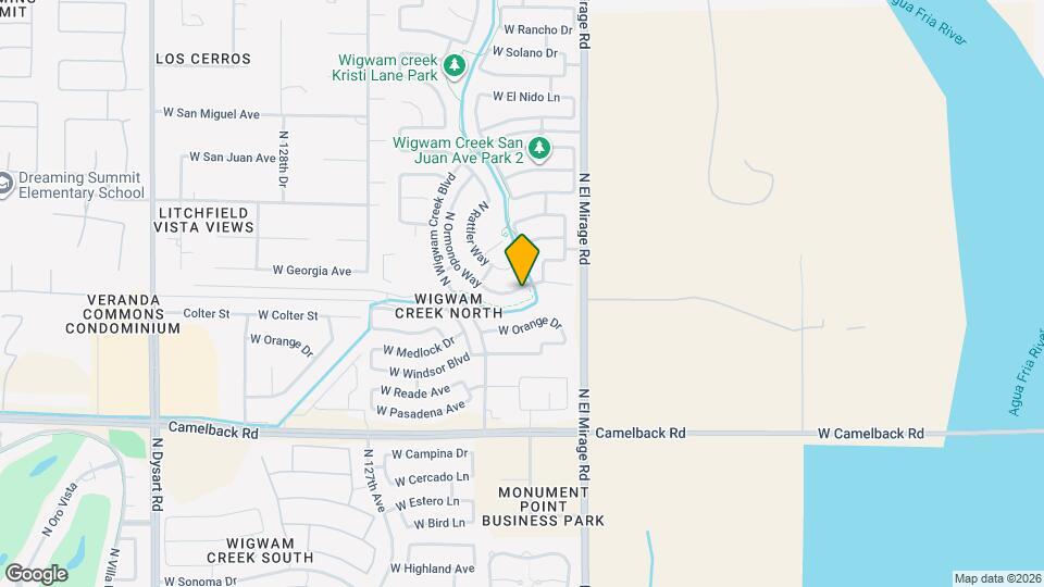 5334 N Ormondo Way Map and Location Details