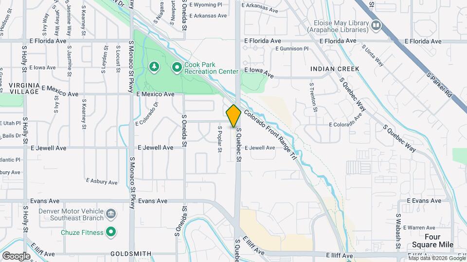 1830 S Poplar Ct Map and Location Details