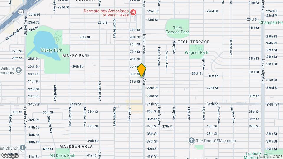 3404 31st St Map and Location Details