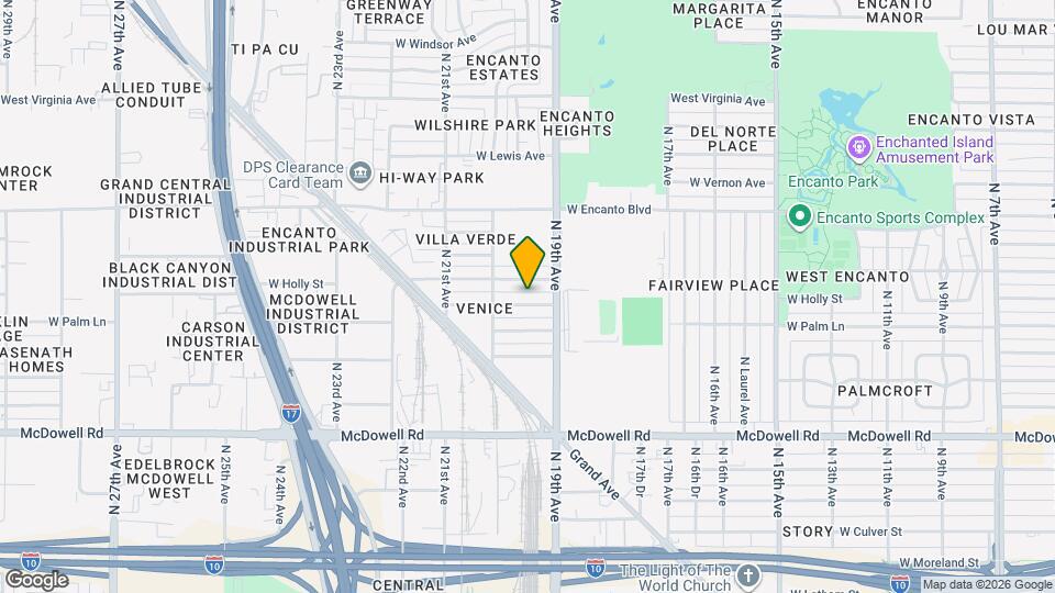 1914 W Holly St Map and Location Details